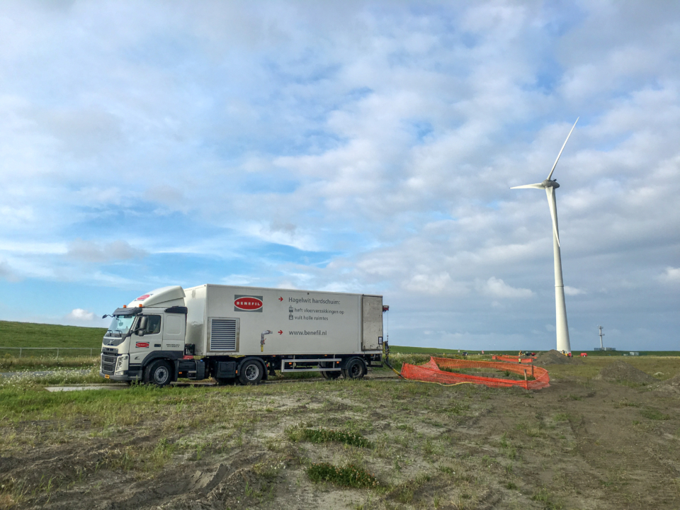 Voorbeeld projecten Leidingvullen Eemshaven Nederland Voorbeeld projecten - Leidingvullen Eemshaven Nederland