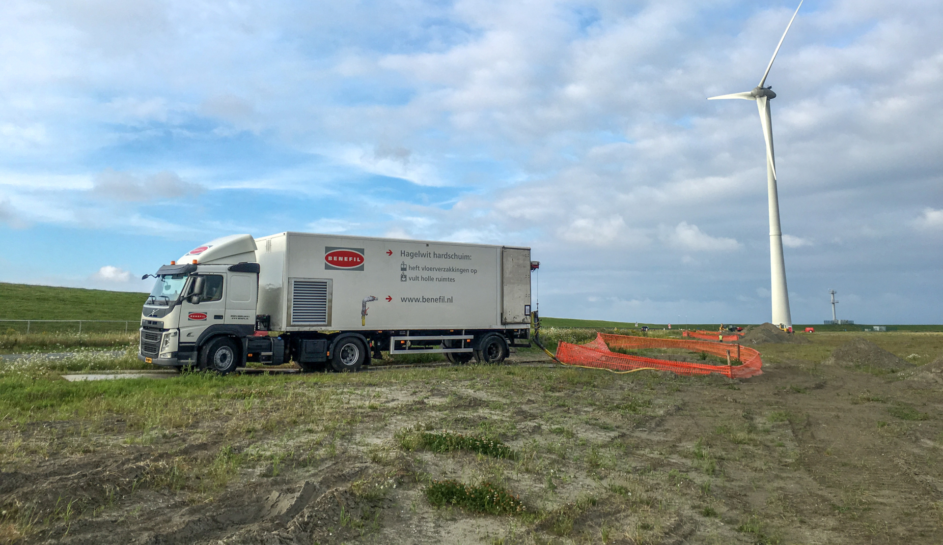Pipeline filling Eemshaven with Benefil Hardfoam - Cases