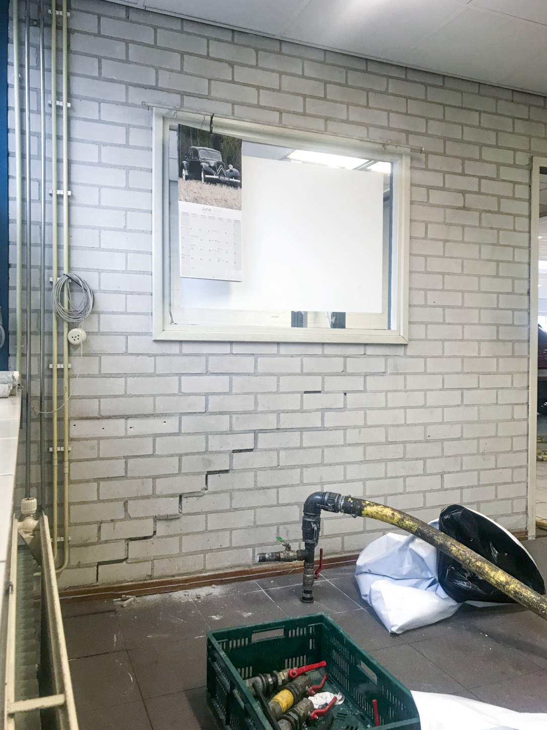 Muur gelift Sunk floor RG50 by Benefil